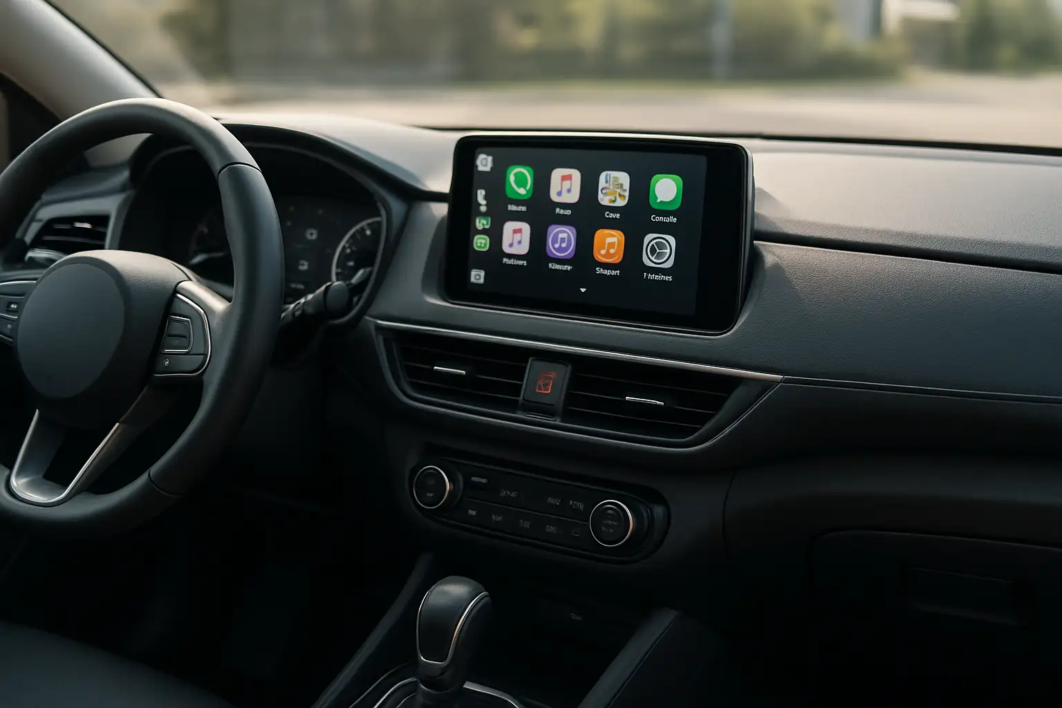 Écran multimédia de voiture avec projection smartphone compatible MirrorLink