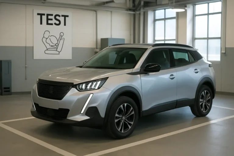 Peugeot 2008 contrôlé pour la sécurité, les airbags et l’assurance